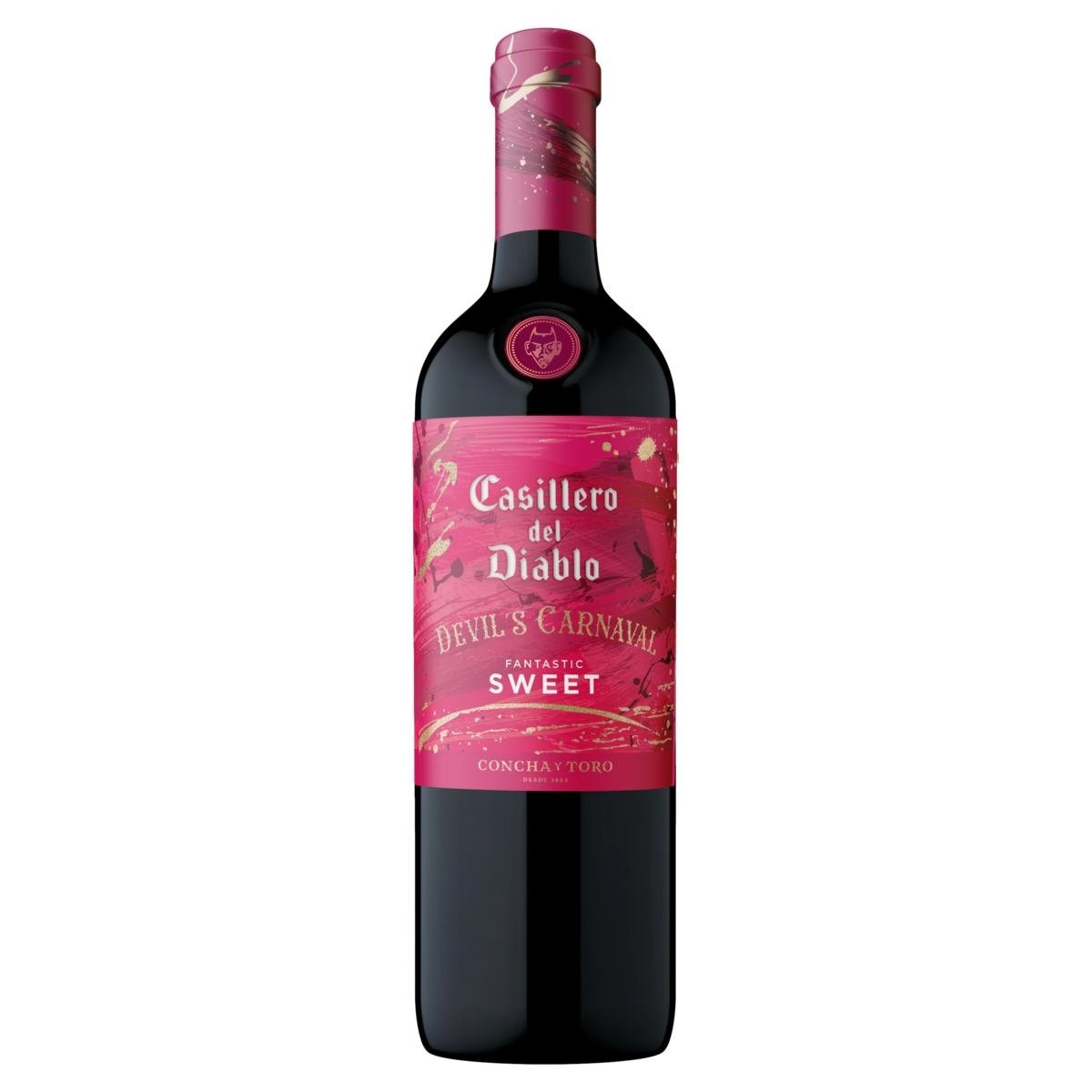 Vinho Chileno Tinto Suave Fantastic Sweet Casillero Del Diablo Devils Carnaval Garrafa 750ml