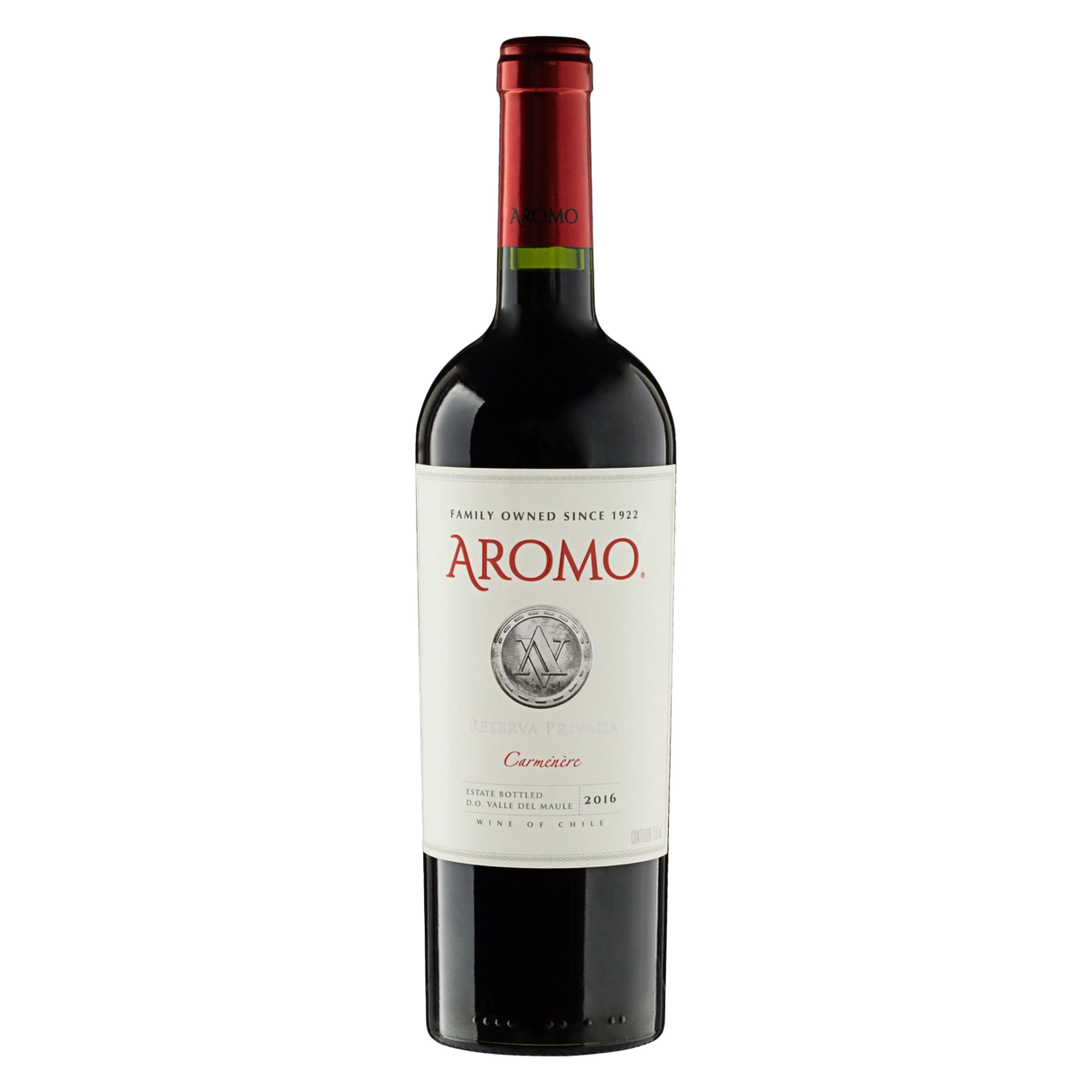 Vinho Chileno Tinto Seco Reserva Privada Aromo Carménère Valle Del Maule Garrafa 750ml