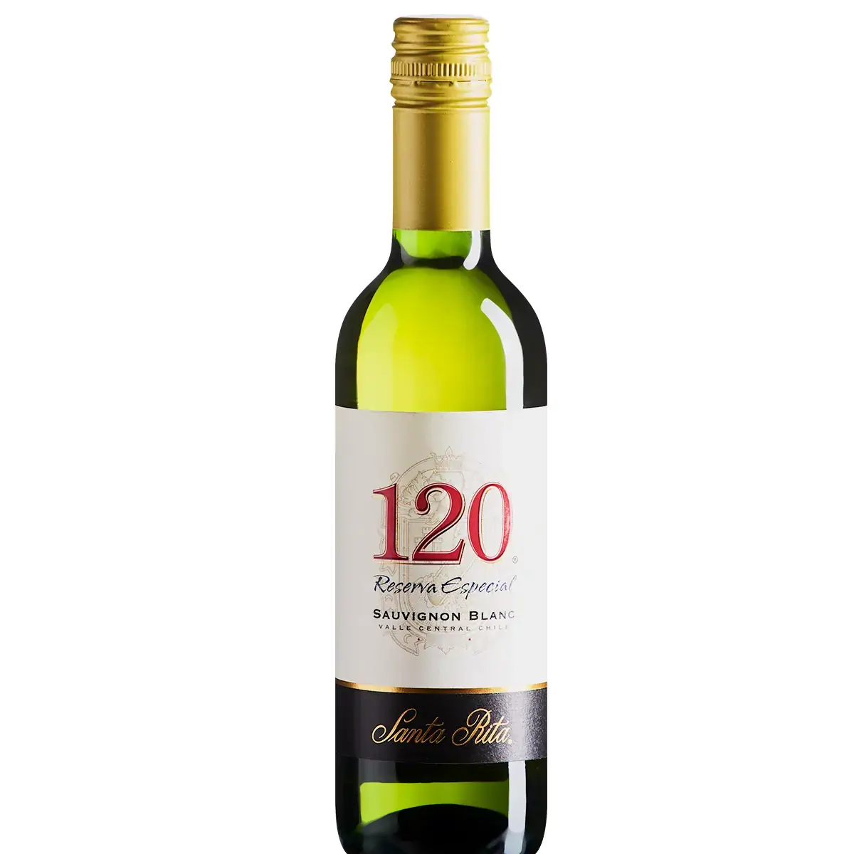 Vinho Chileno Branco Seco 120 Sauvignon Blanc Valle Central Garrafa 375ml