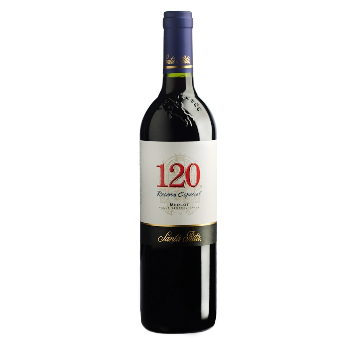Vinho Chileno Tinto 120 SANTA RITA Merlot Garrafa 750ml