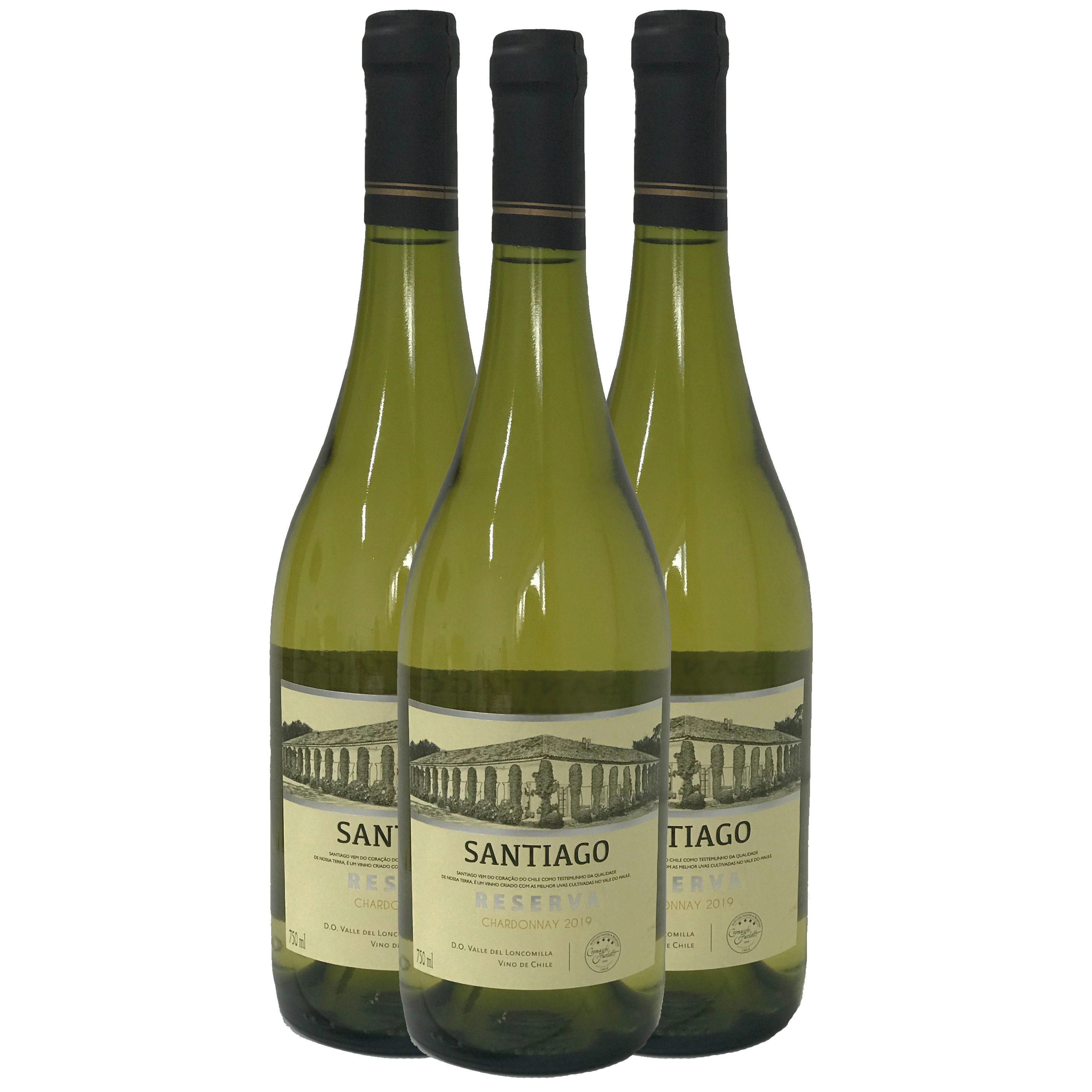 Vinho Santiago Res.chardonnay 750ml