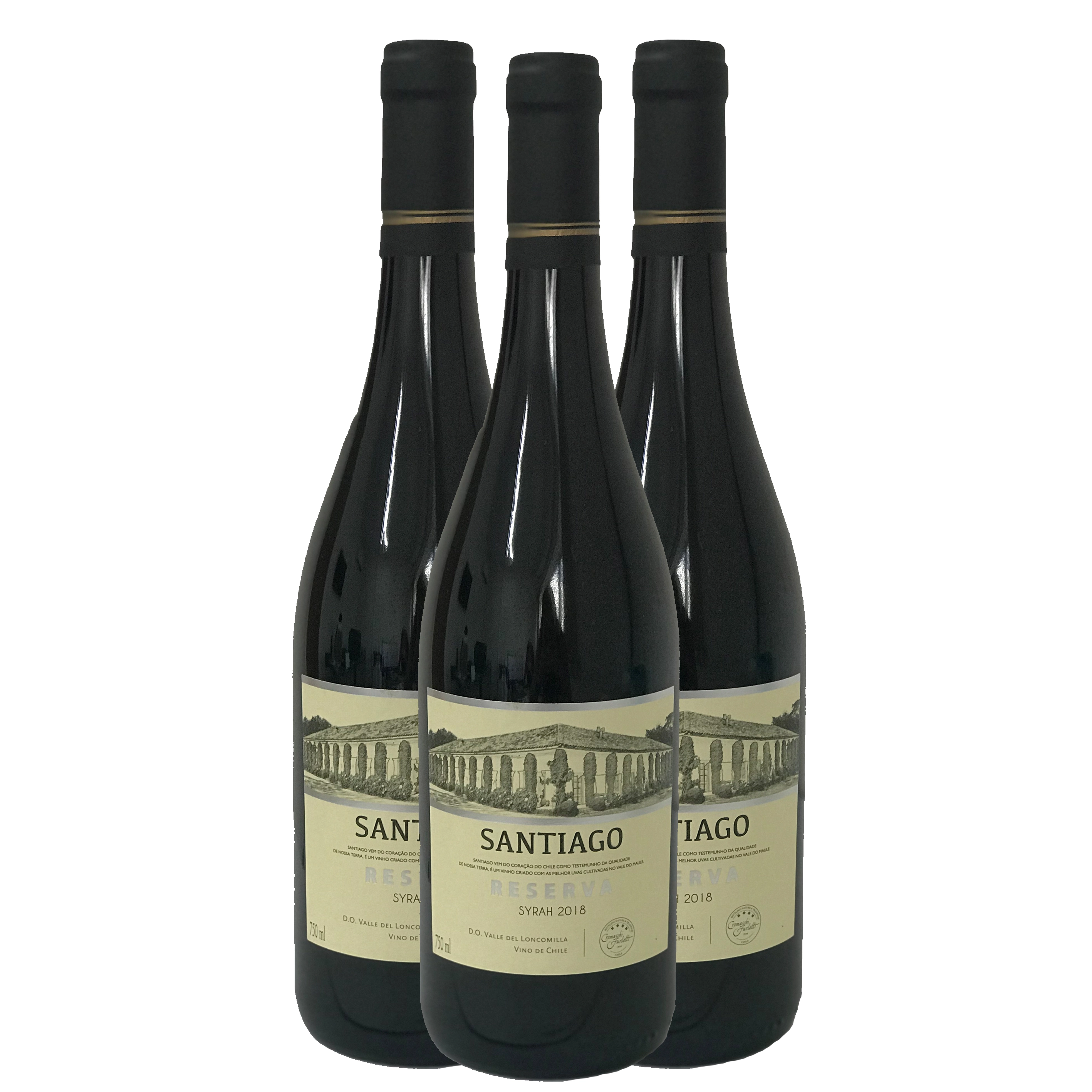 Vinho Santiago Res.syrah 750ml