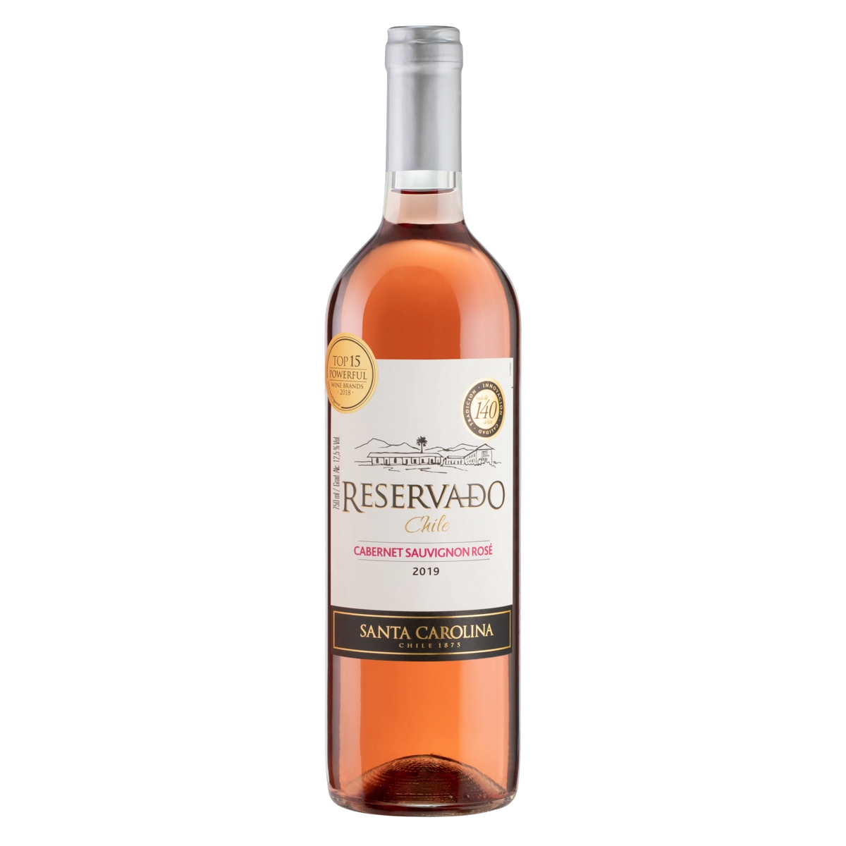 Vinho Chileno Rosé Cabernet Sauvignon Reservado SANTA CAROLINA Garrafa 750ml