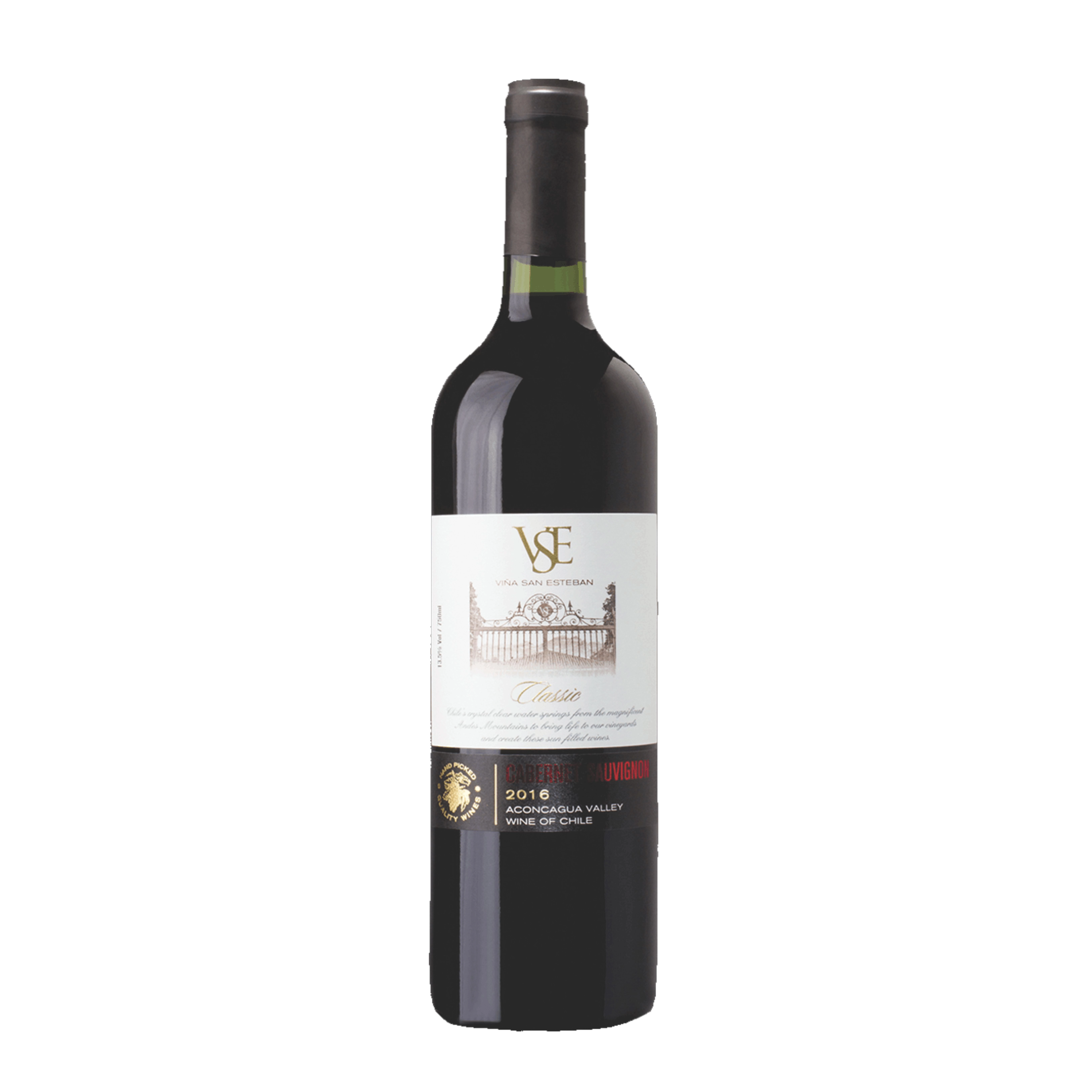 Vinho Chileno Tinto Viña San Esteban Cabernet Sauvignon Valle De Aconcagua Garrafa 750ml