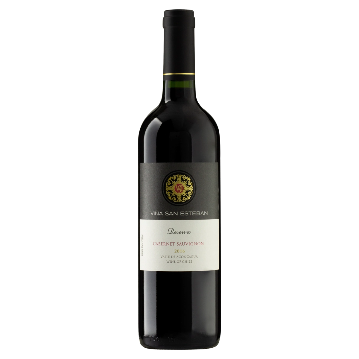 Vinho Chileno Tinto Reserva Viña San Esteban Cabernet Sauvignon Valle De Aconcágua Garrafa 750ml