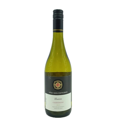 Vinho Chileno Branco Reserva Viña San Esteban Chardonnay Valle De Aconcagua Garrafa 750ml