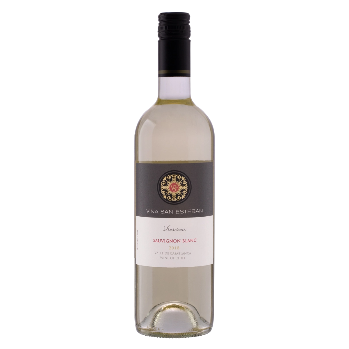Vinho Chileno Branco Seco Reserva Viña San Esteban Sauvignon Blanc Valle De Casablanca Garrafa 750ml