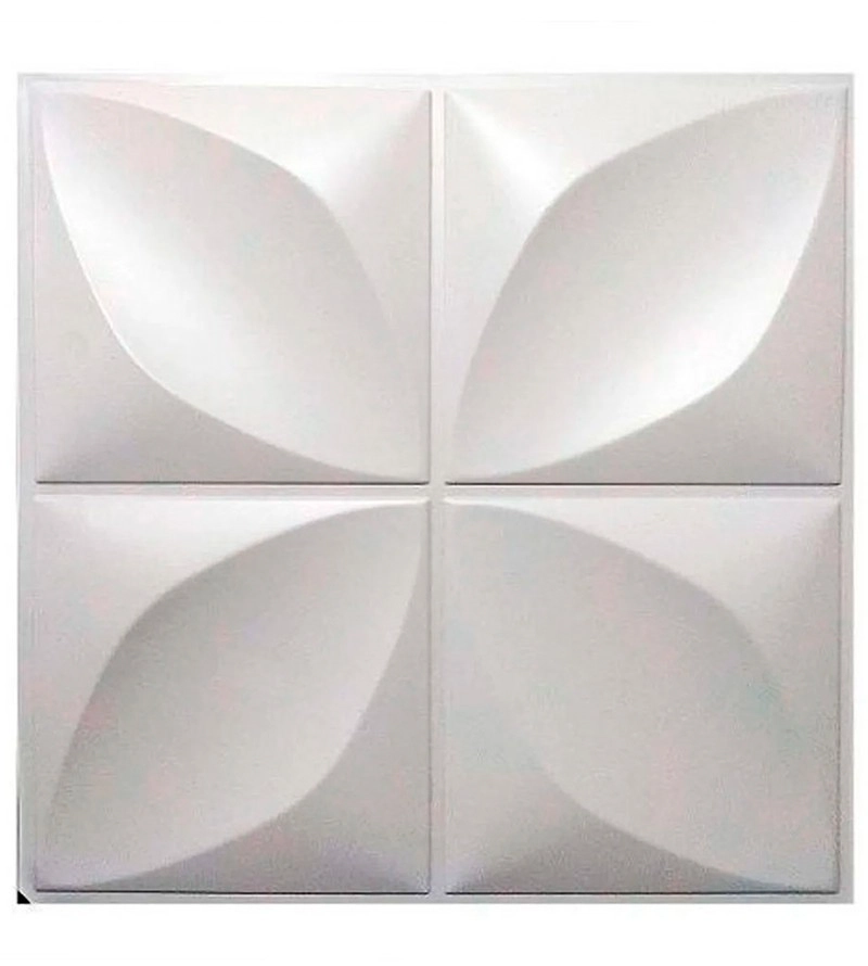 Placa Pianel Pvc Pétalas 3d Revestimento De Parede Decorativa 50cm