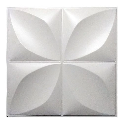 Kit 40 Placas Pvc 3d Revestimento De Parede Pétalas Decorativa 25 Cm