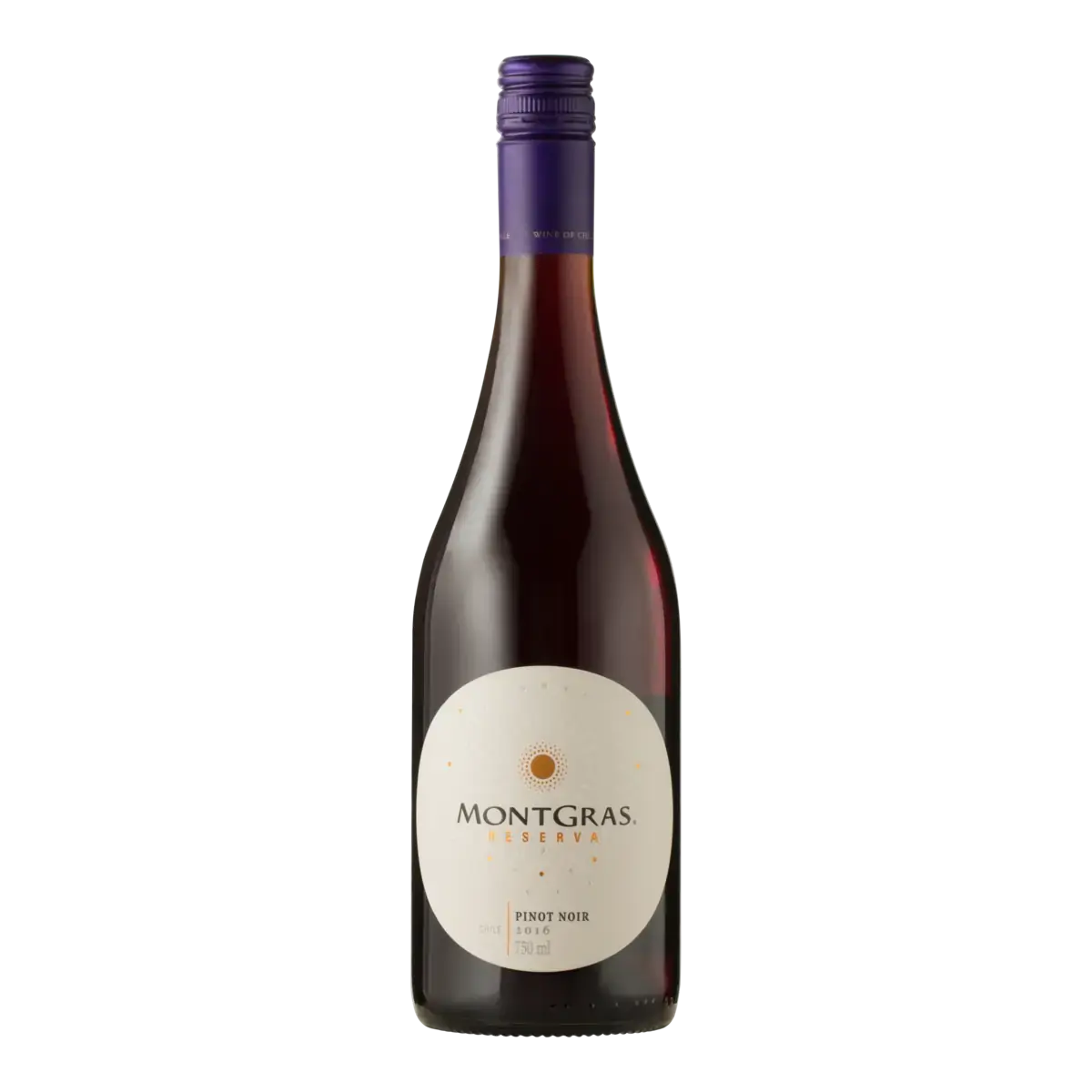 Vinho Chileno Tinto MONTGRAS Pinot Noir Garrafa 750ml