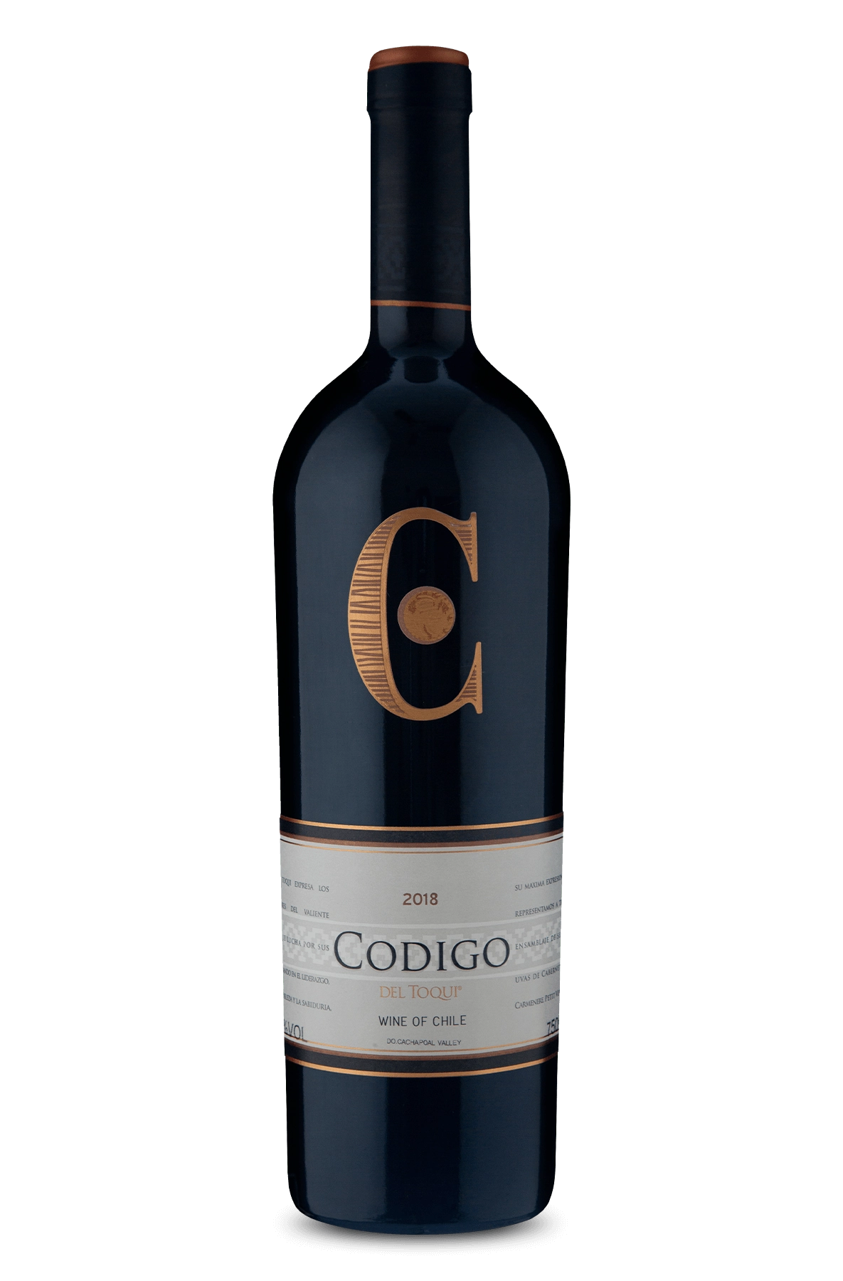 Vn Chi Codigo Del Toqui Cab/car/petit Verdot/sy 750ml
