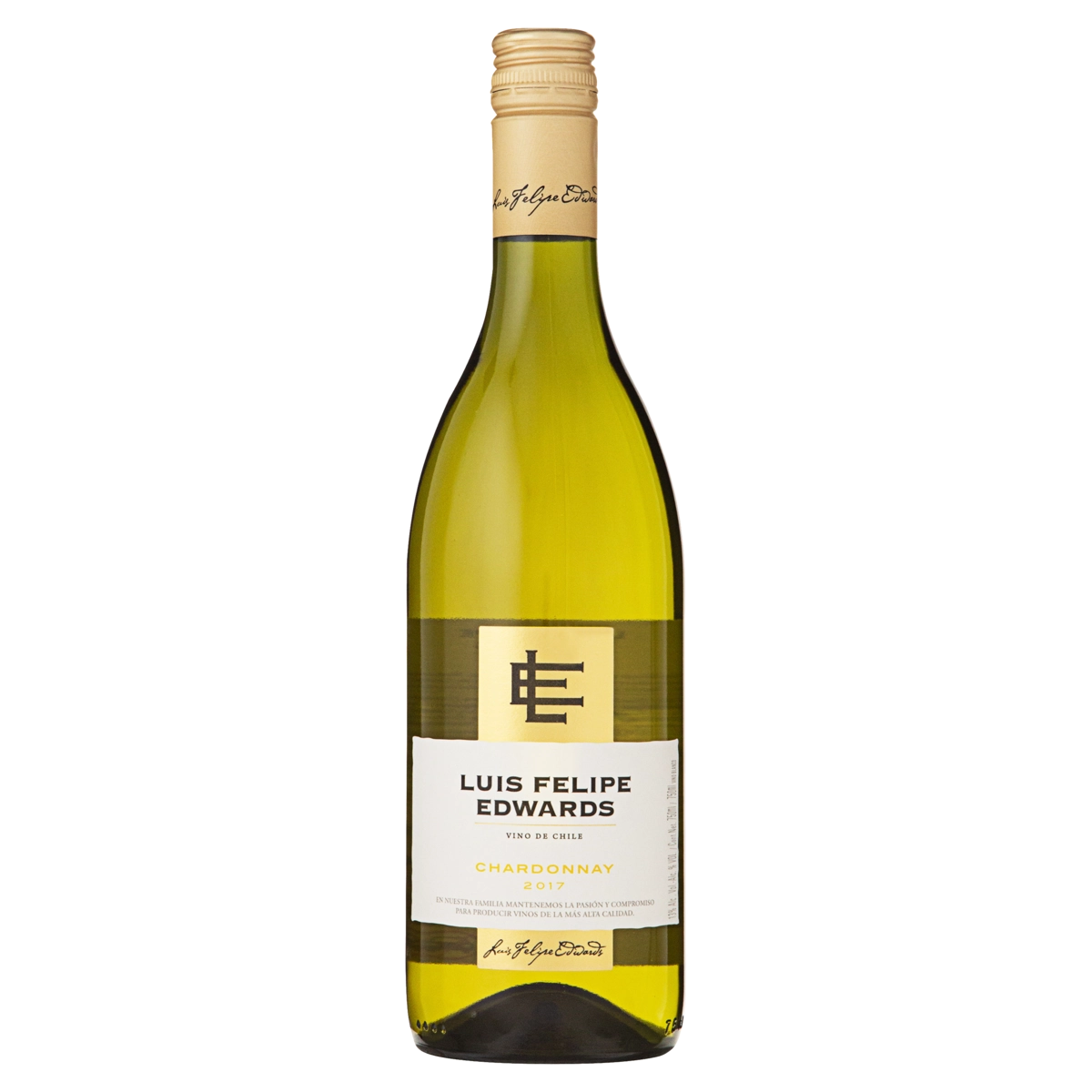Vinho Chileno Branco Pupilla Chardonay LUIZ FELIPE Garrafa 750ml