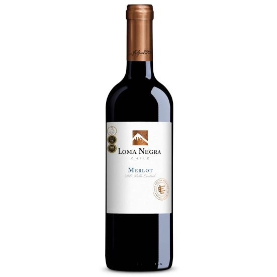 Vinho Chileno Tinto Seco Loma Negra Merlot Valle Central Garrafa 750ml
