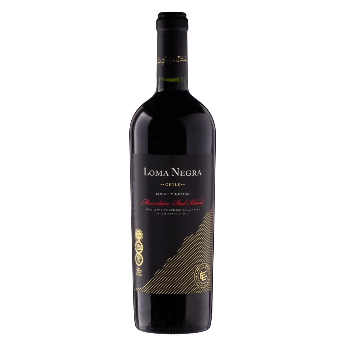 Vinho Chileno Tinto Seco Loma Negra Cabernet Sauvignon Syrah Carménère Valle De Colchagua Garrafa 75