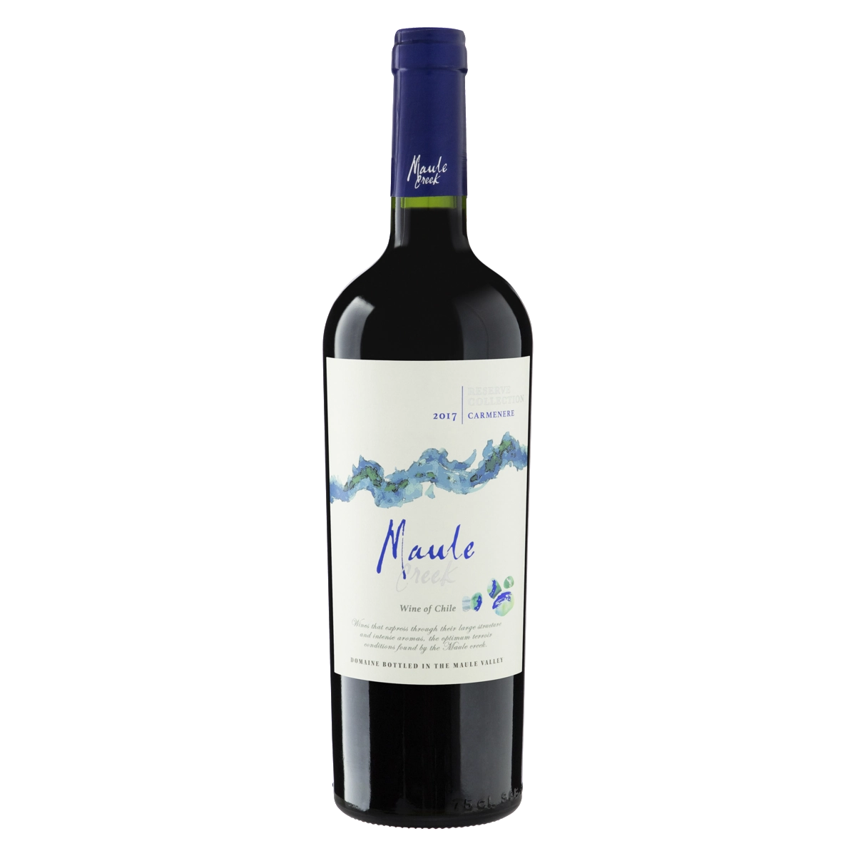 Vinho Chileno Tinto Meio Seco Reserve Collection Maule Creek Carménère Valle De Curicó Garrafa 750ml