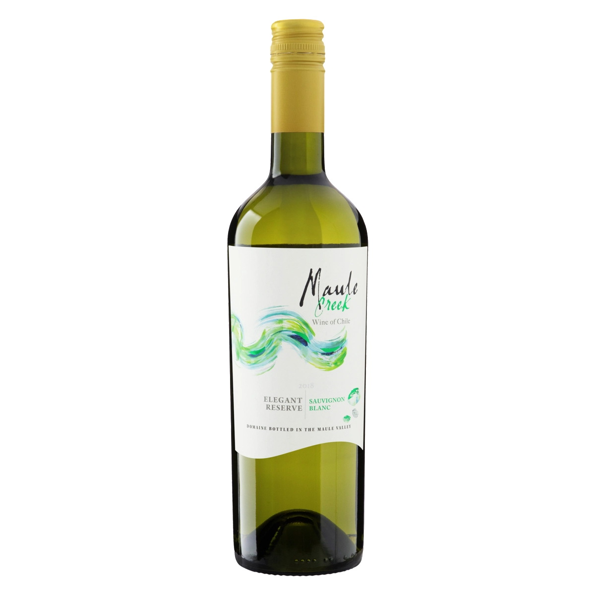 Vinho Chileno Branco Seco Elegant Reserve Maule Creek Sauvignon Blanc Valle Del Maule Garrafa 750ml