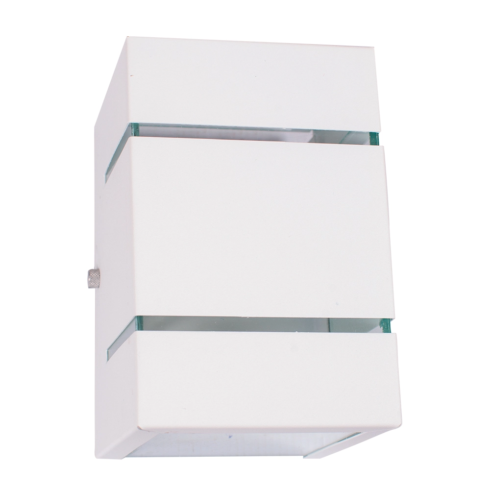 Arandela 2 Focos E 2 Frisos Em Alumínio Externa Branco + Led G9-il10204