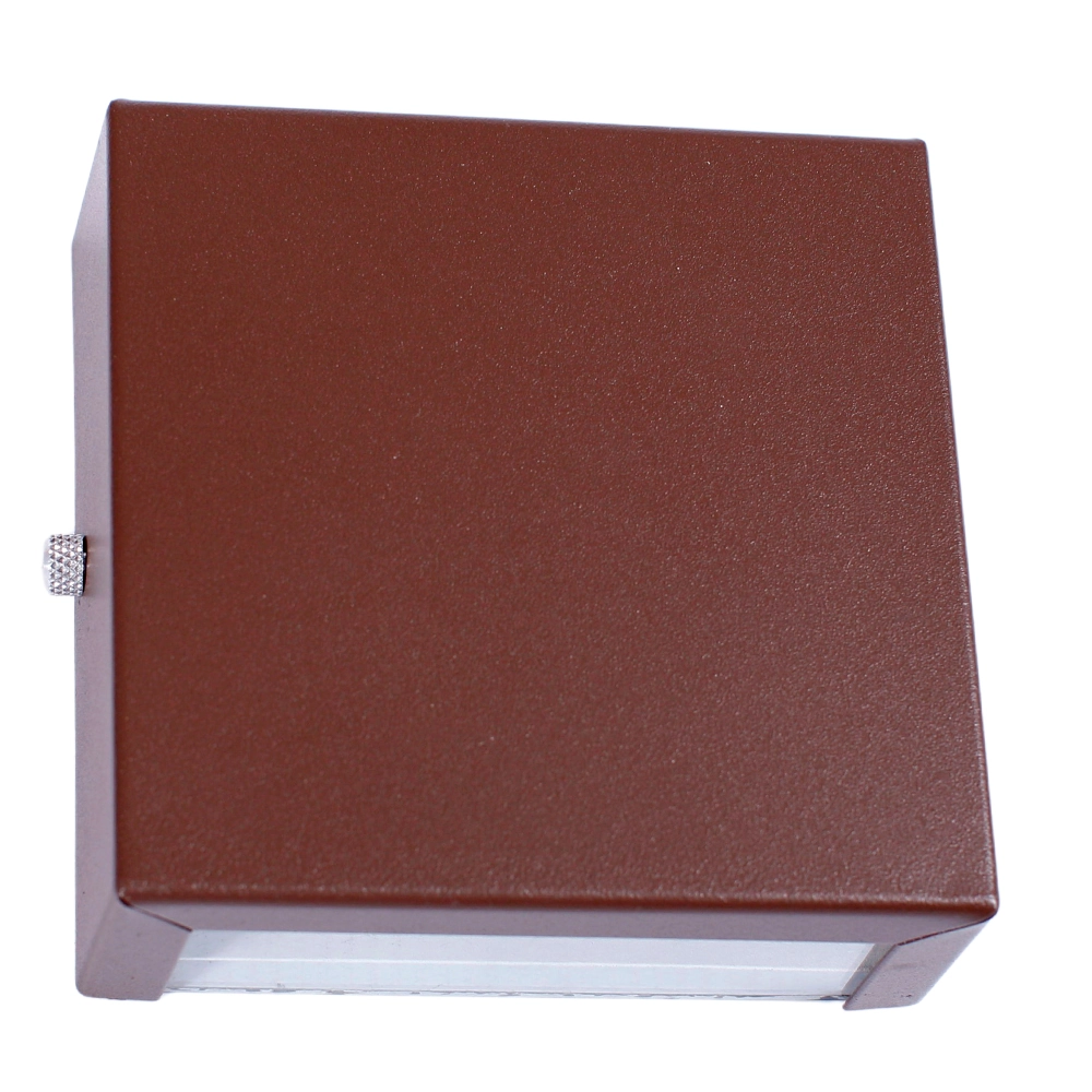 Arandela 2 Focos Externa Alumínio Marrom + Led G9-il10601