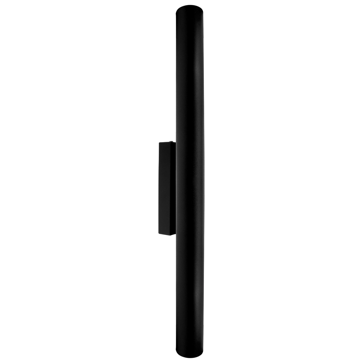 Arandela Tubo Cilindro Alumínio Preto 45cm