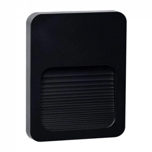 Kit 3 Balizador Fit 2w 3000k Bivolt Ip65 Preto Em Abs