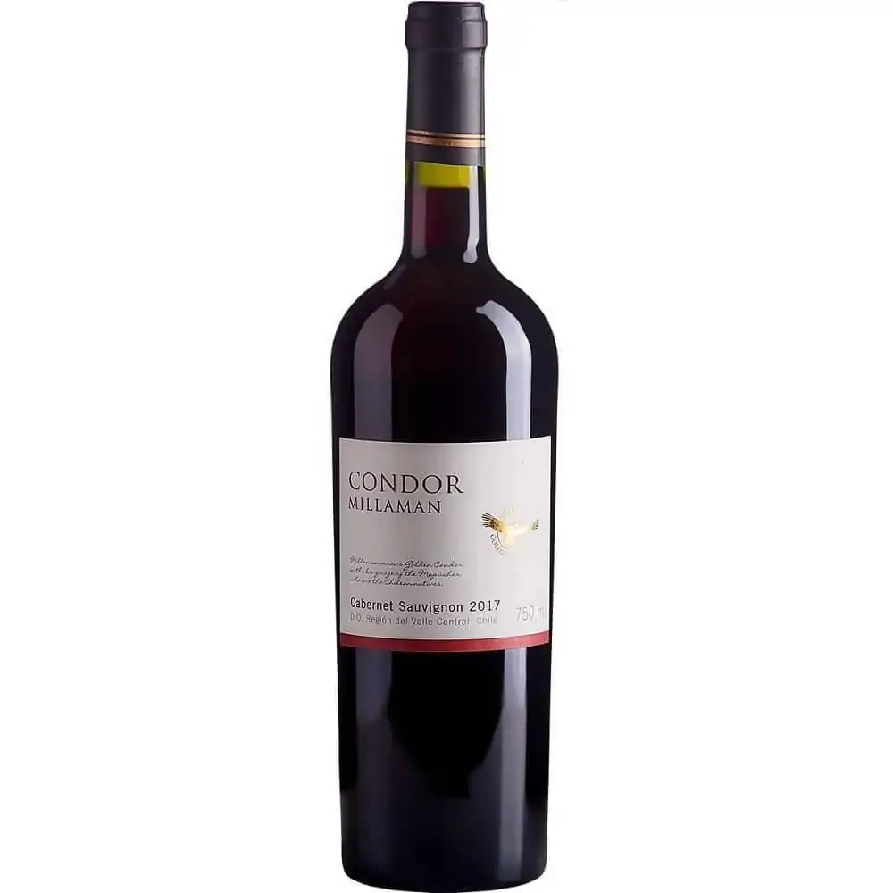 Vinho Chileno Tinto CONDOR MILLAMAN Cabernet Sauvignon Garrafa 750ml
