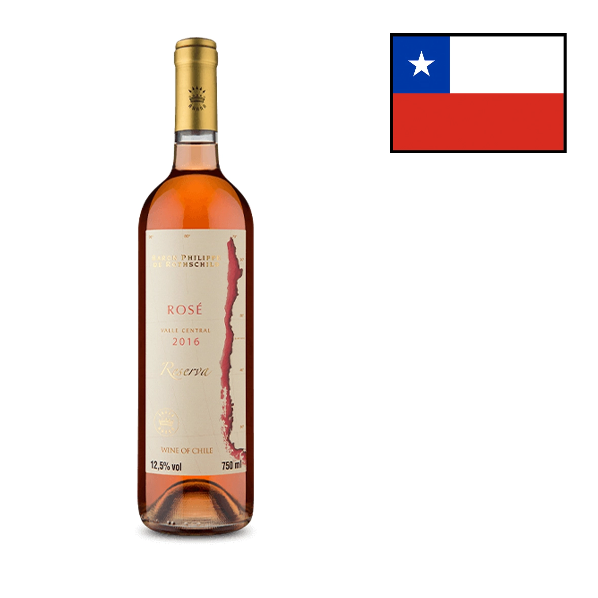 Vinho Baron Phillipe De Rothschild 750ml Syrah Rose Reserva