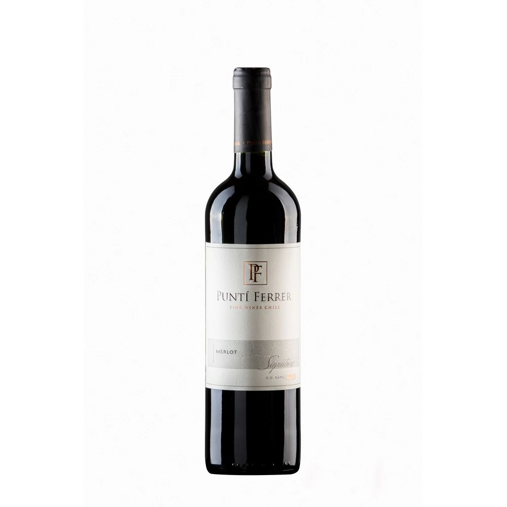 Vinho Chil.punti Ferrer Signature 750ml Merlot