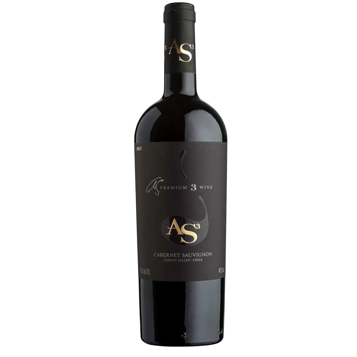 Vinho Tinto Chileno AS3 Cabernet Sauvignon Gran Reserva 750 ml