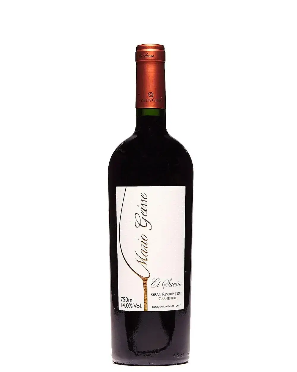 Vinho Mario Geisse Gran Reserva Carmenere Tinto Chile 750ml