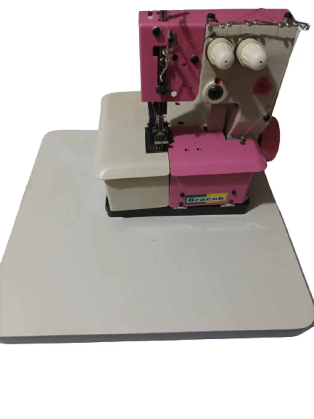 Galoneira Semi Industrial Bracob 2 Agulhas110v+ Base Madeira