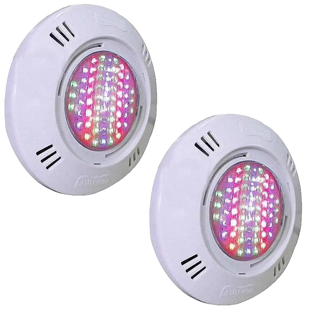 Kit 2 Iluminação Led Piscina Smd 5w Rgb Colorido - Sodramar