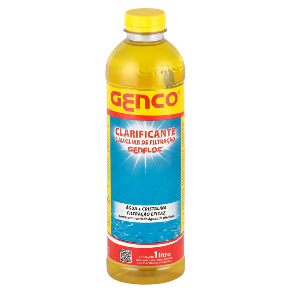 Clarificante Floculante Filtração Piscina Genfloc 1l - Genco