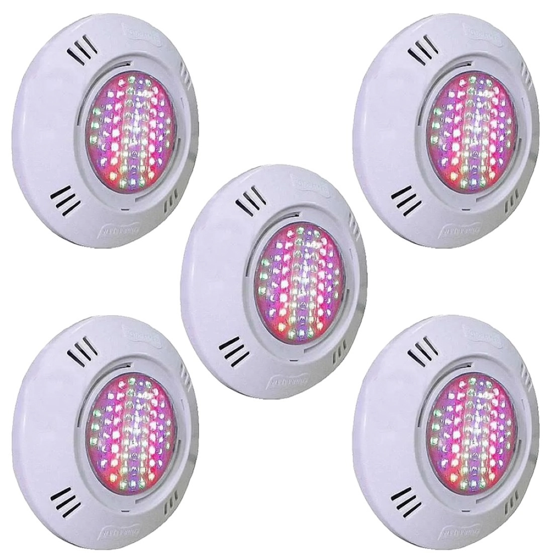 Kit 5 Iluminação Led Piscina Smd 9w Rgb Colorido  Sodramar