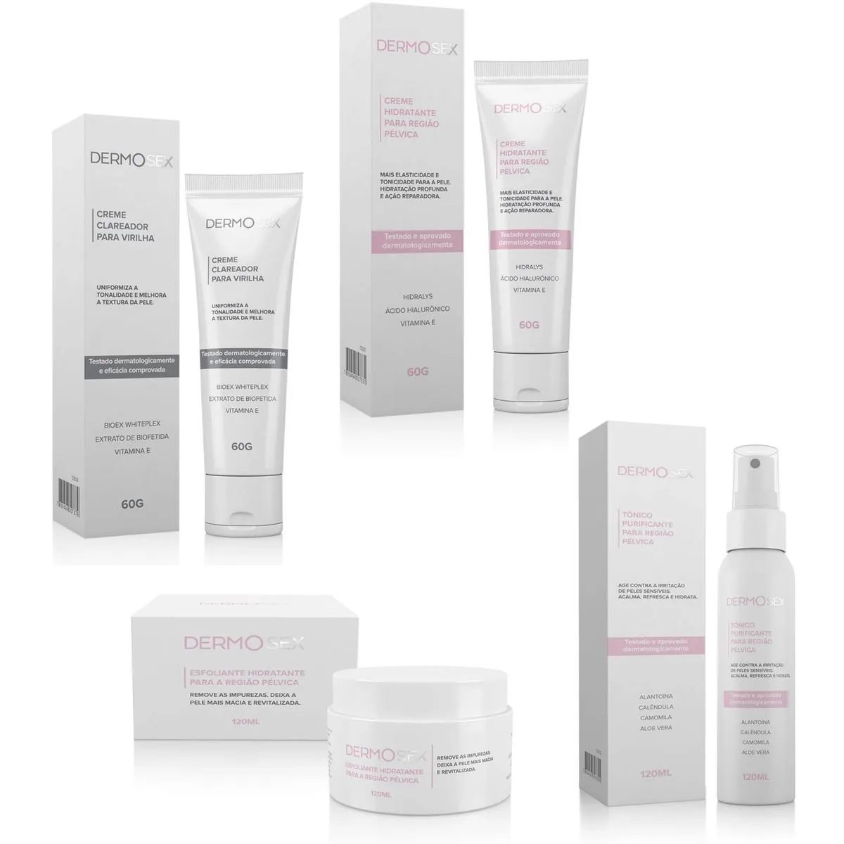 Kit Dermosex Com 4 Produtos Oferta Especial Da Linha