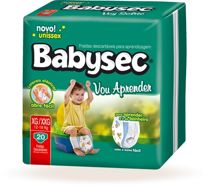 Fralda Babysec Vou Aprender Xg/xxg C/20