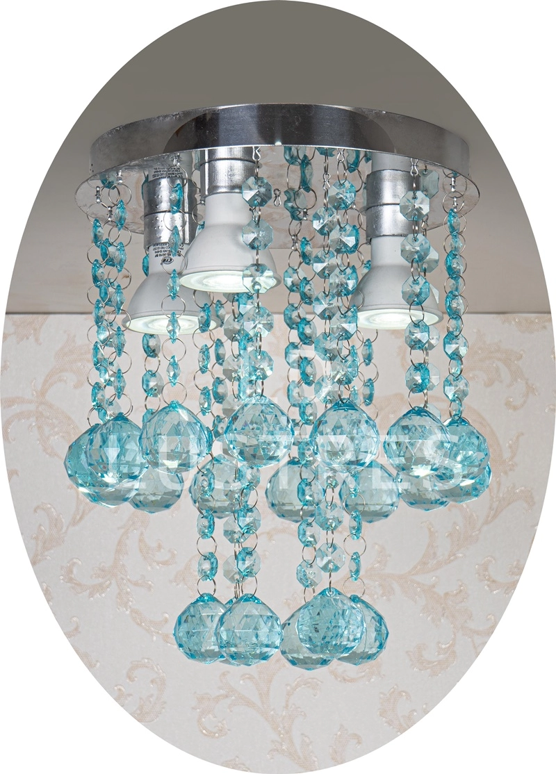 Pendente Plafon De Cristal Acrílico Alto Brilho Para Sala