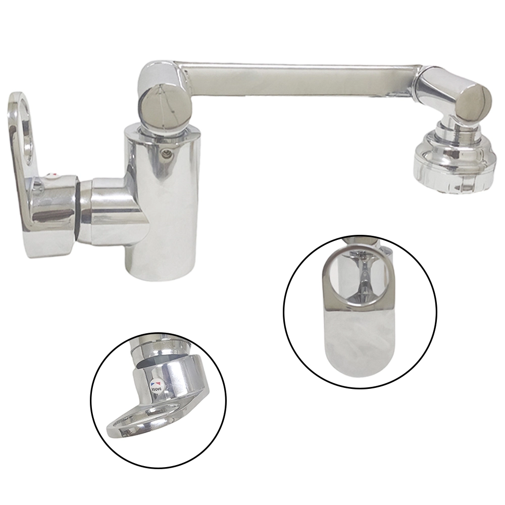 Torneira Monocomando Lavabo Cromada Ajustavel Quente Frio Banheiro Pia Cuba Bancada Articulada Lavatorio