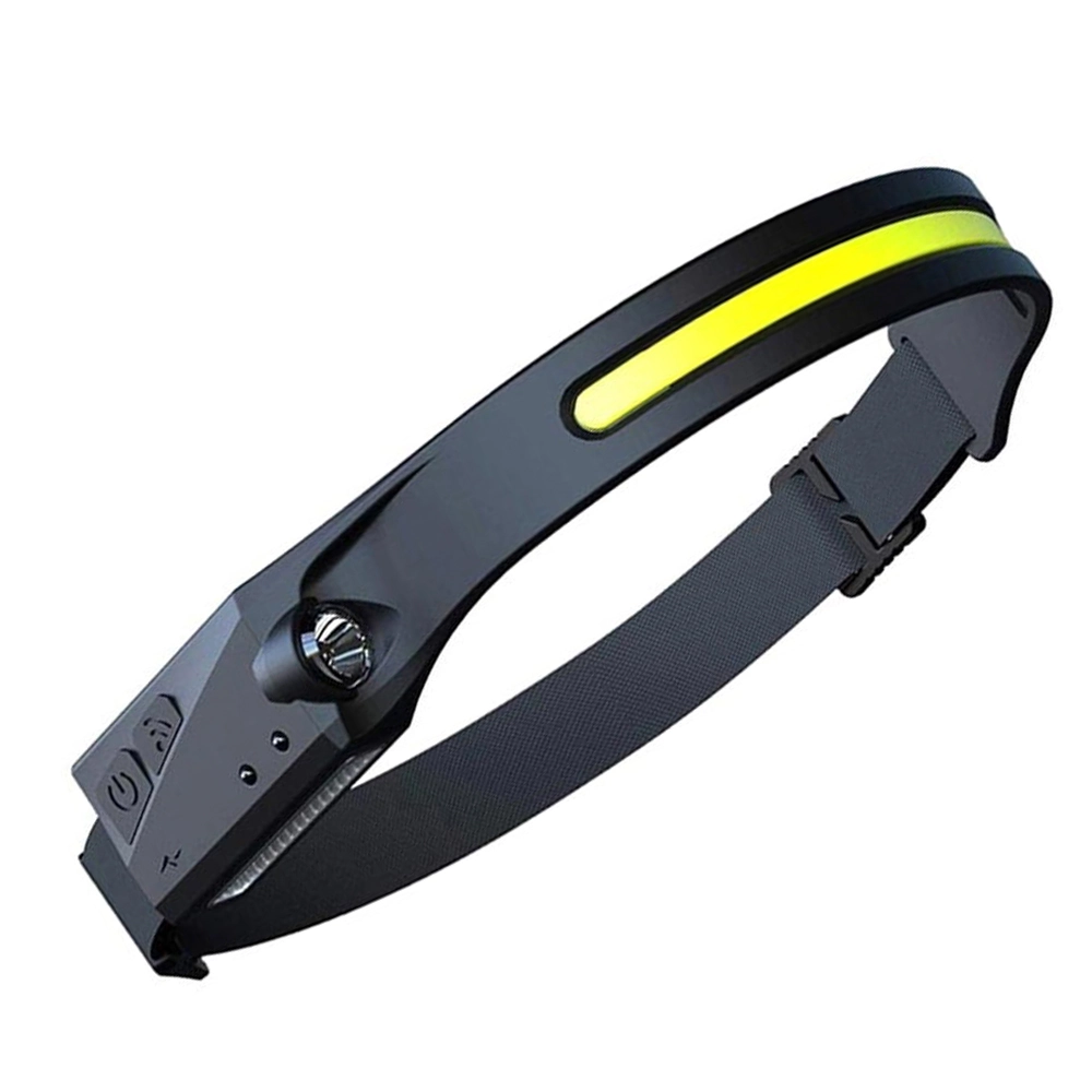 Lanterna De Cabeça Detector De Movimento Led Cob Xpe Pesca Camping Corrida Ciclismo Alta Luminosidade Ipx4