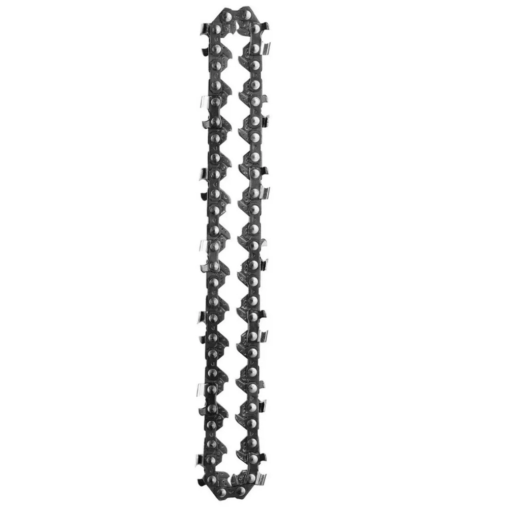 Corrente Mini Motosserra 14 Dentes 4 Polegadas Metal Multiuso Corta Arvore Madeira Bambu Obra Carpintaria Jardim