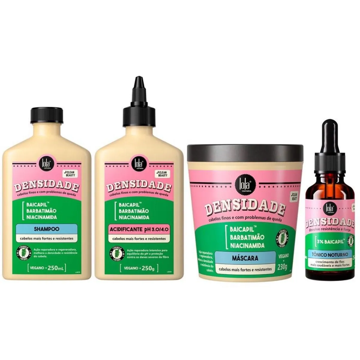 Lola Densidade Kit Completo - 4 itens