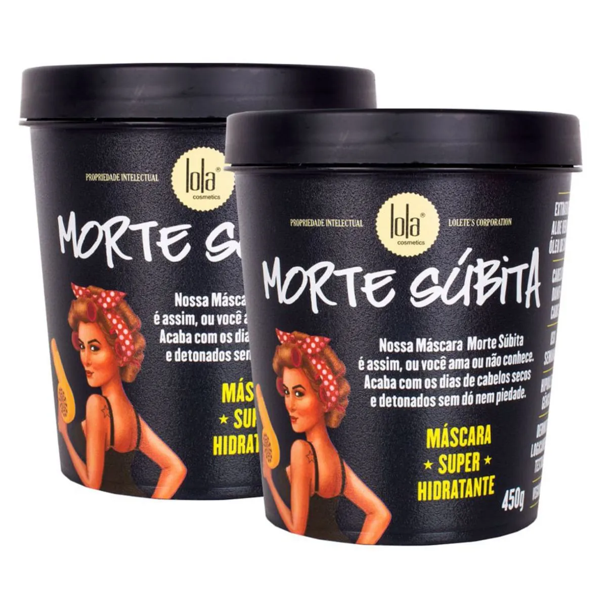 Kit Máscara Lola Morte Subita 450g - 2 Unidades