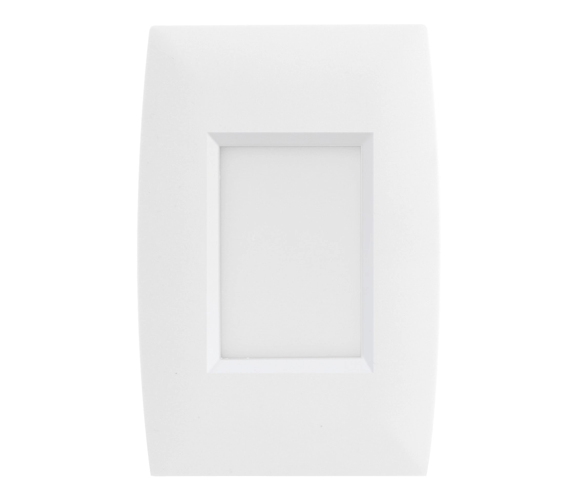 Kit 2 Balizador Eco Embutir 4x2 Led 2w Branco Frio 6500k