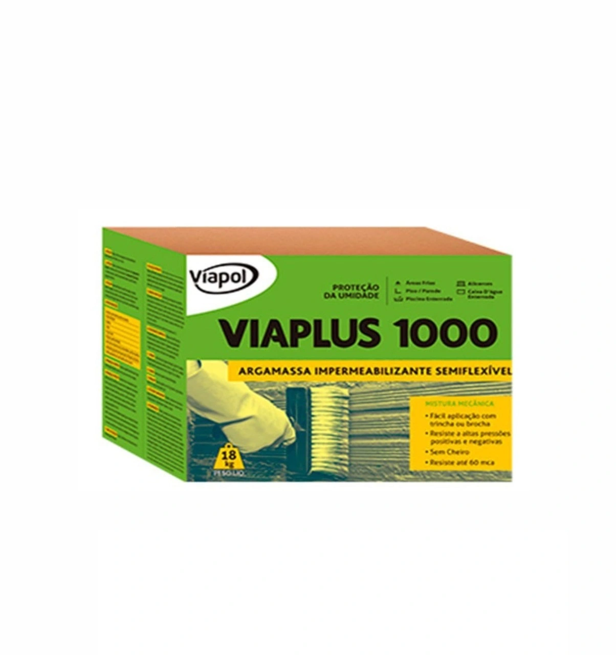 Impermeabilizante Viaplus 1000 - Viapol - 18kg