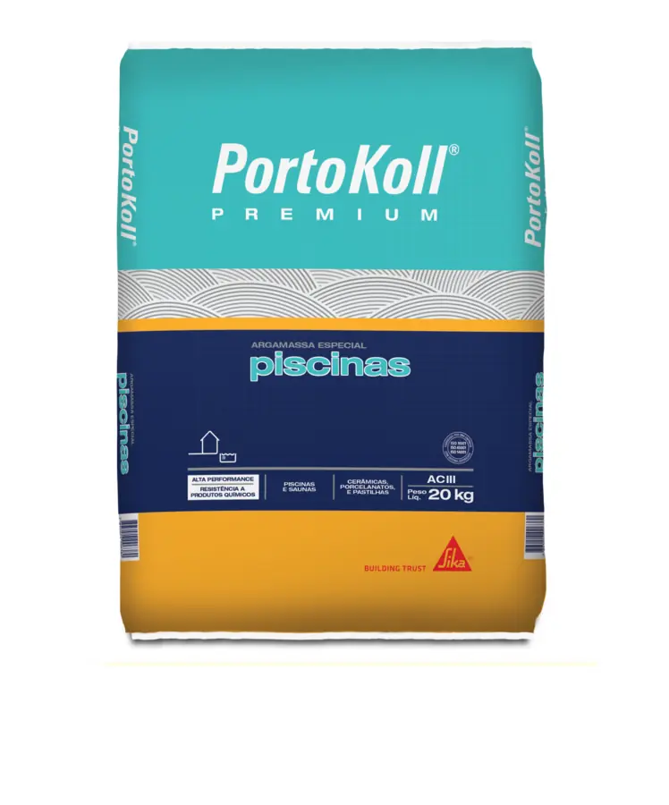 Argamassa Especial Para Piscinas - Portokoll Premium 20kg