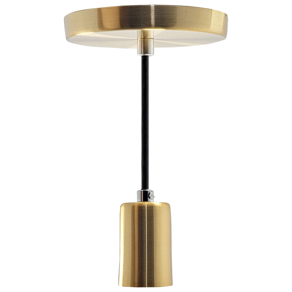 Pendente Soquete Copinho E27 Moderno Dourado