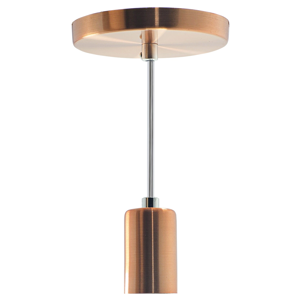 Pendente Soquete Copinho E27 Moderno Rose Gold