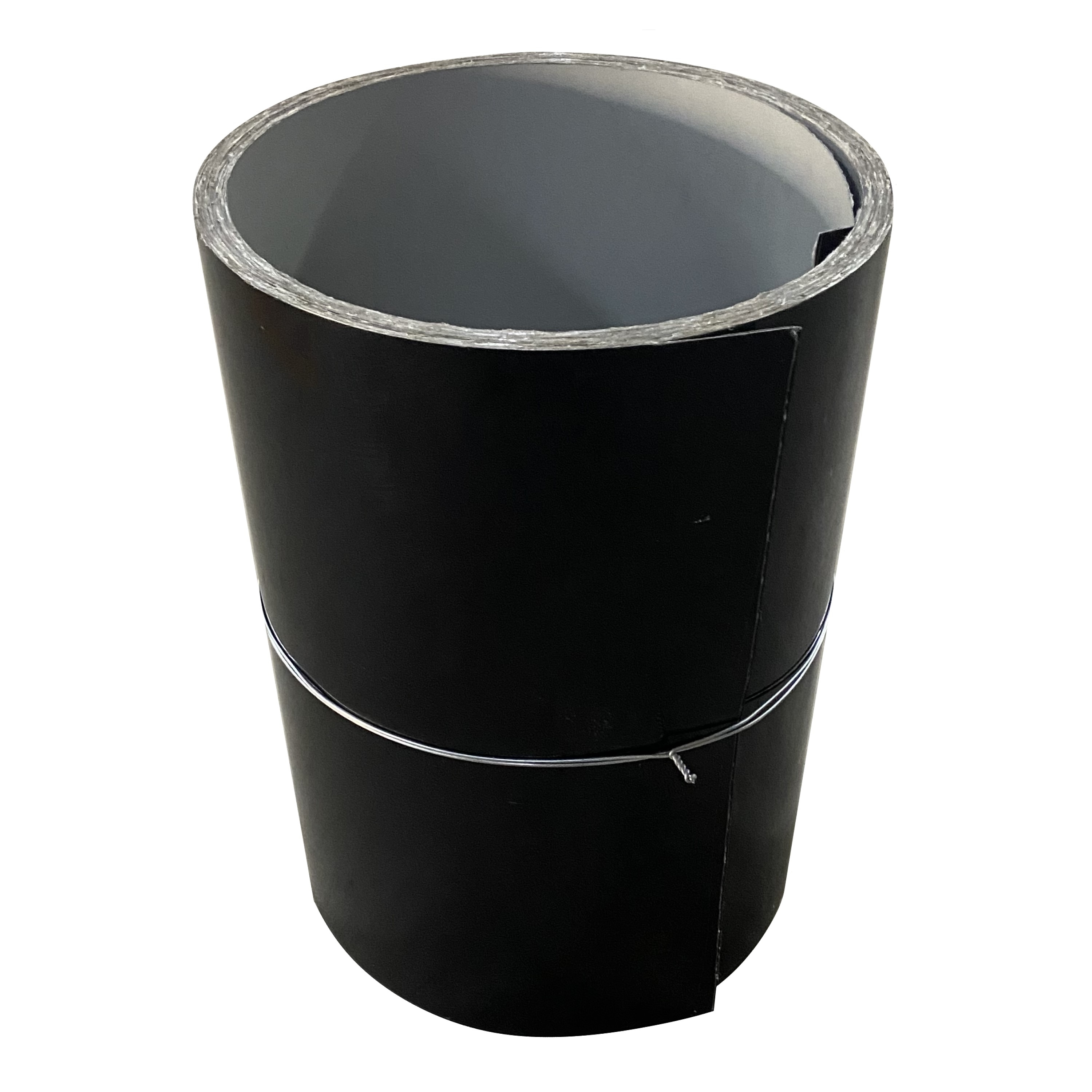 Bobina Preta P/ Rufo 40cm X 10mts Chapa Galvalume Pré-pintada P/ Calha