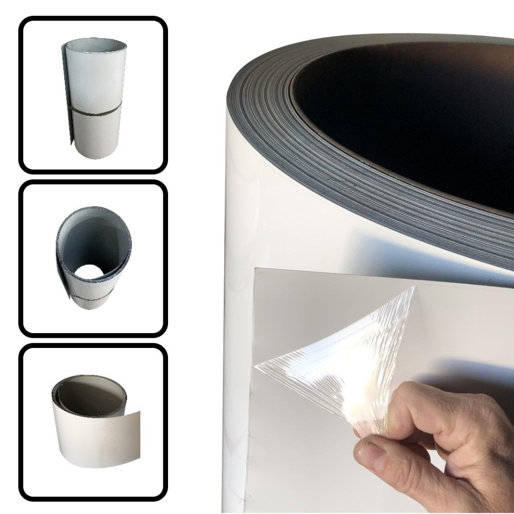 Bobina Branca P/ Rufo 35cm X 10mts Chapa Galvalume Pré-pintada P/ Calha