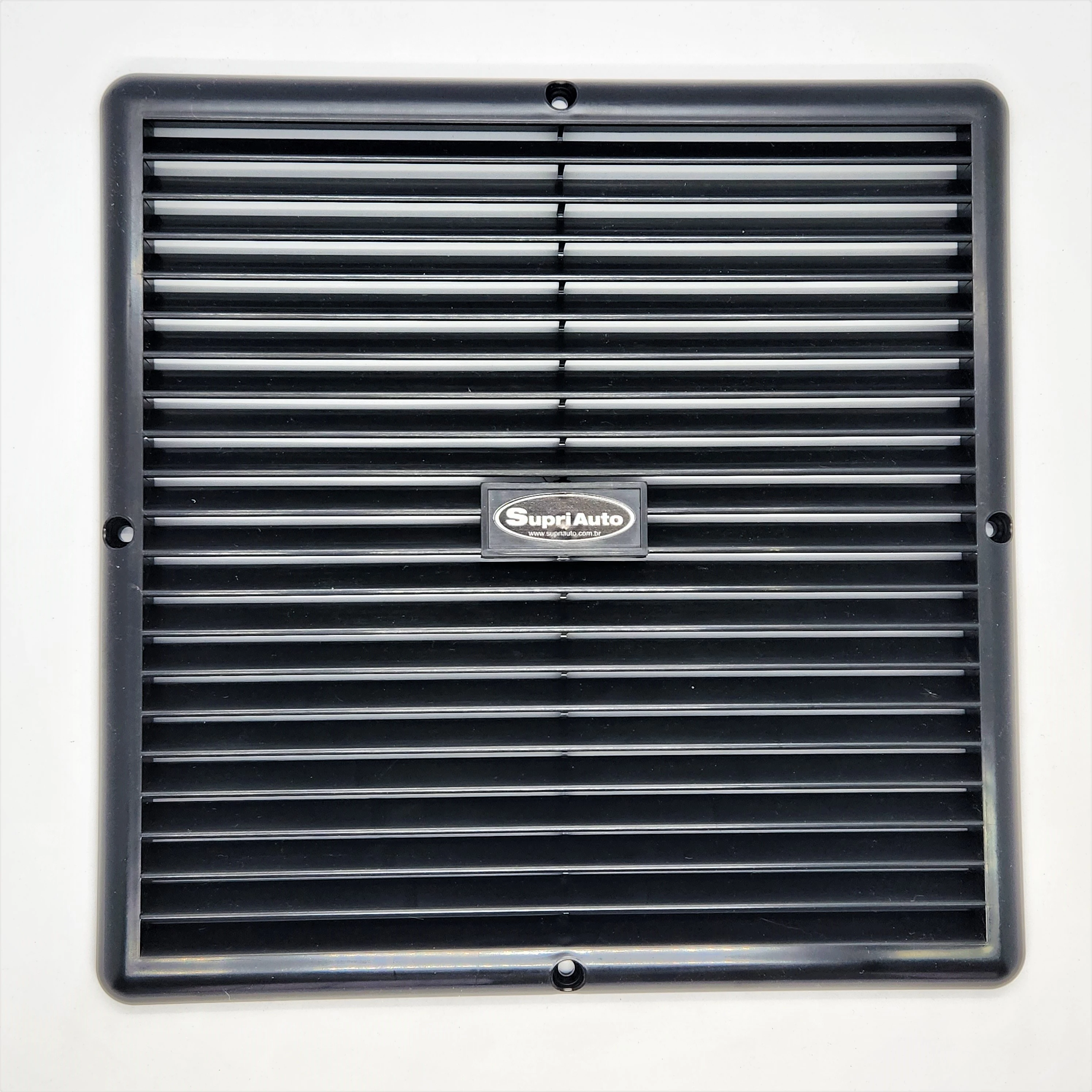 Grelha / Grade De Ventilação Preta 250x250mm