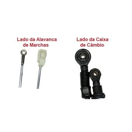 Kit Cabos de Transmissão HYUNDAI HB20 Engate e Seleção - BILBAO 437941S500